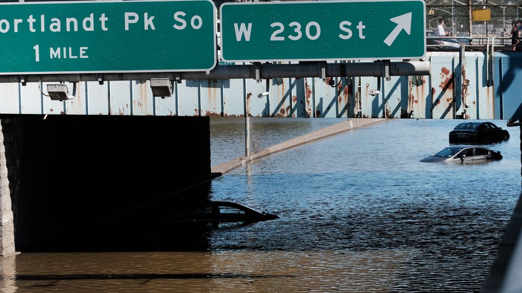 Nueva York, 2 de septiembre de 2021, tras el paso del huracán Ida