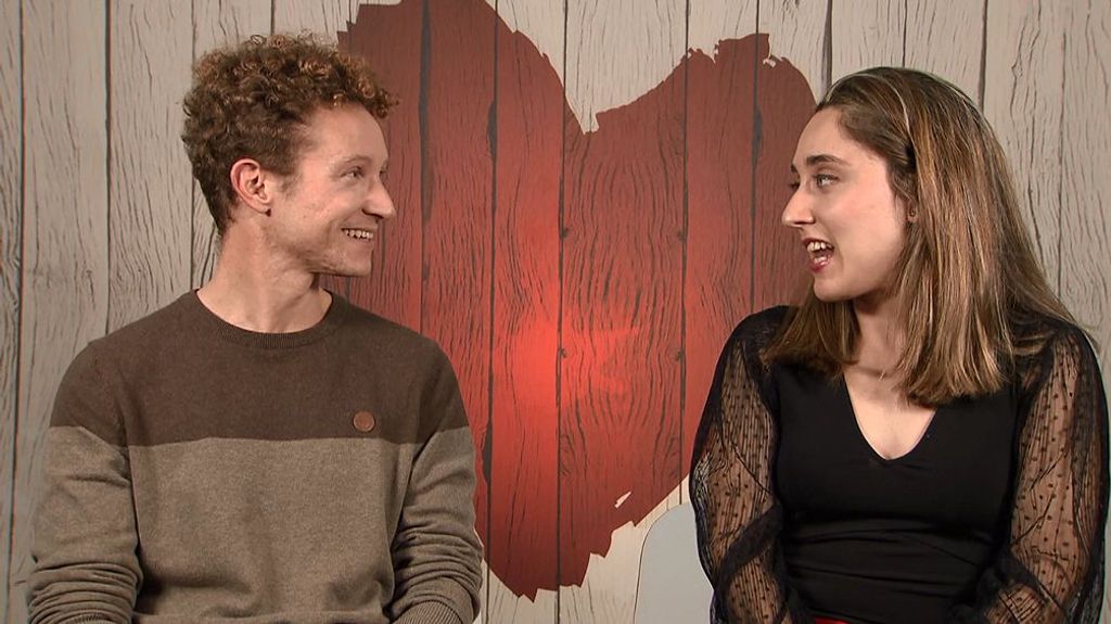 Roberto y Noelia durante su cita en 'First Dates'