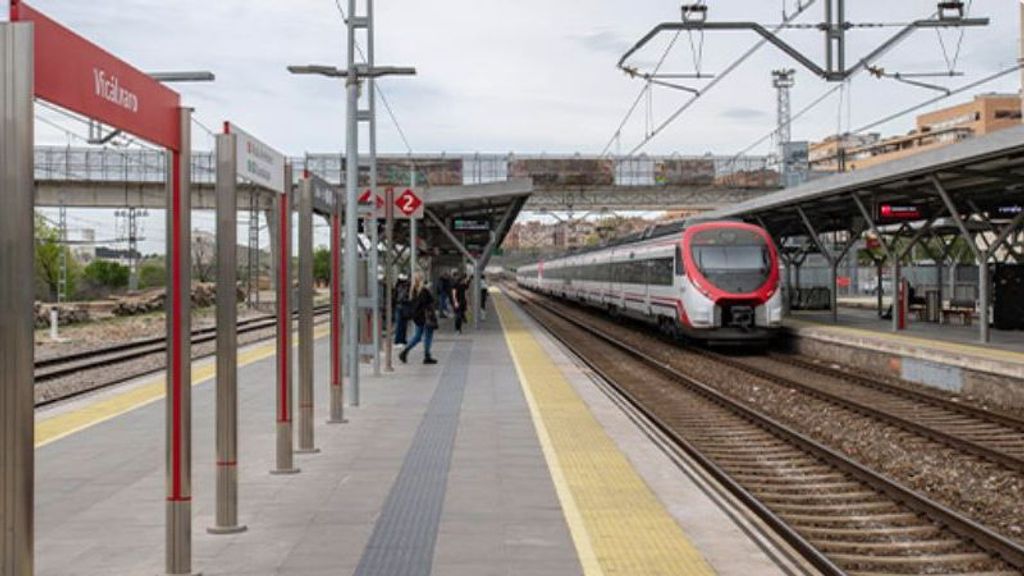 Imagen de archivo de la estación de tren de Vicálvaro, donde se ha electrocutado un menor