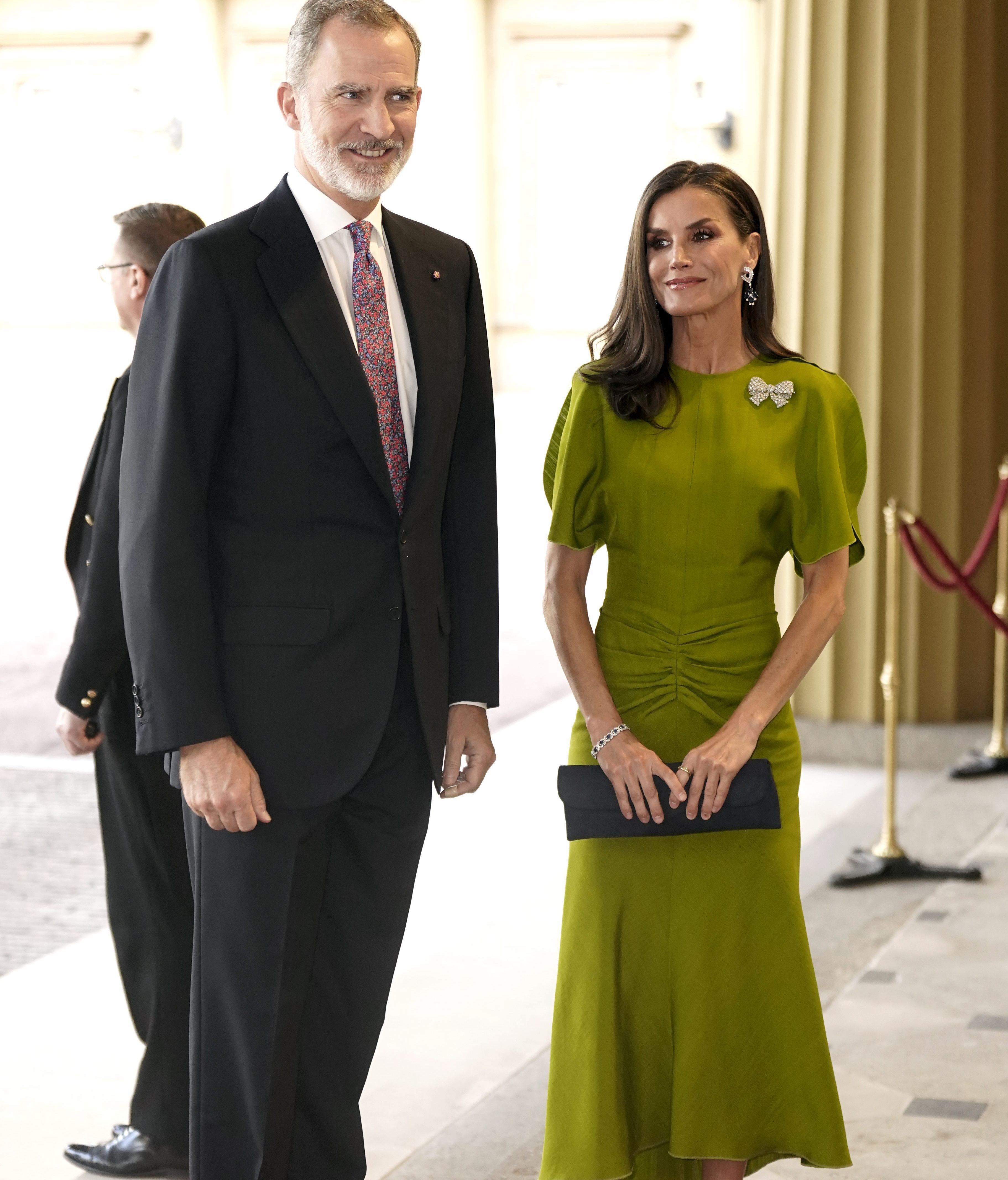 La Reina Letizia vestida de Victoria Beckham