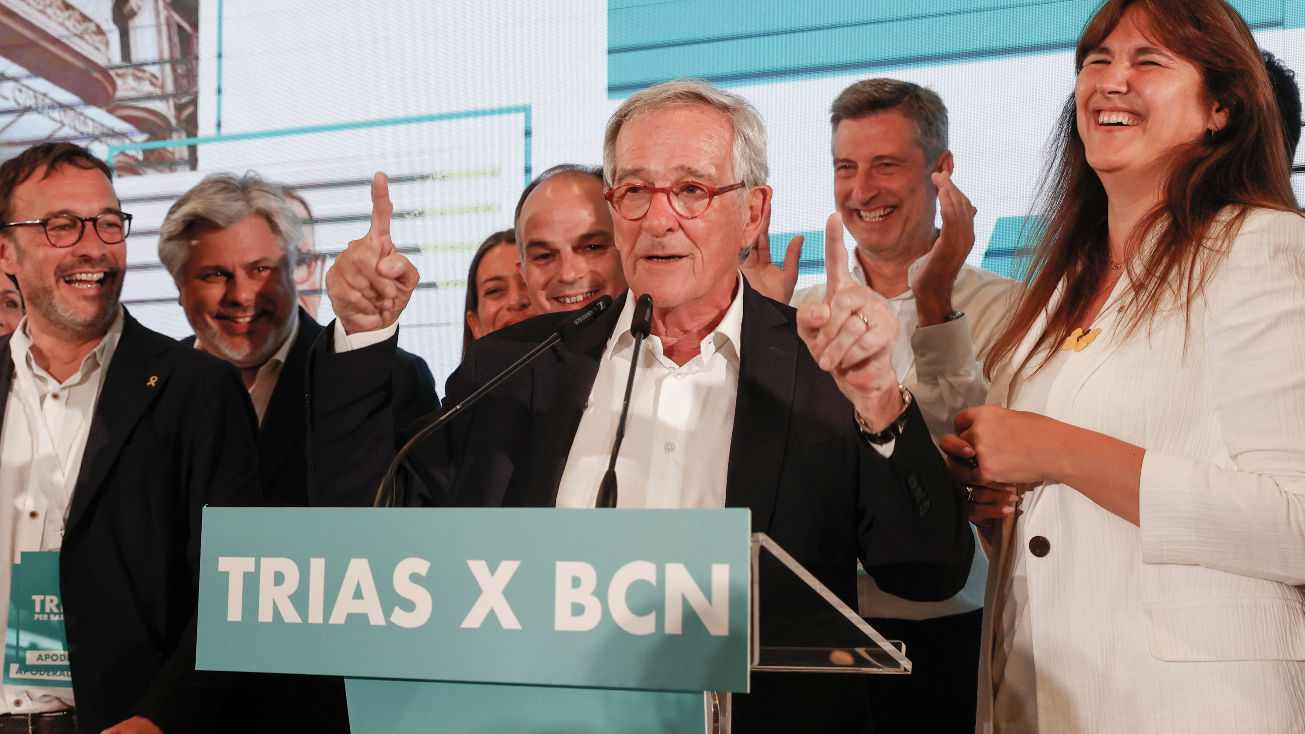 Trias se impone en Barcelona con 11 concejales, con el 98,07 % de los votos escrutados