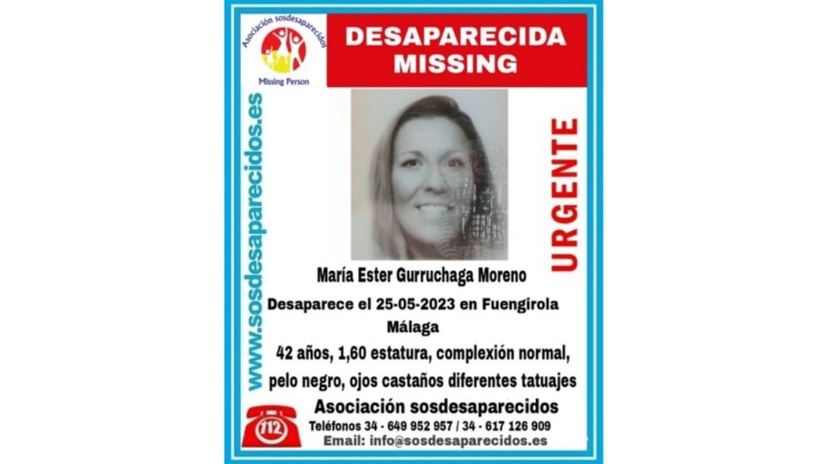Buscan a María Ester Gurruchaga, desaparecida de “alta vulnerabilidad” en Fuengirola, Málaga