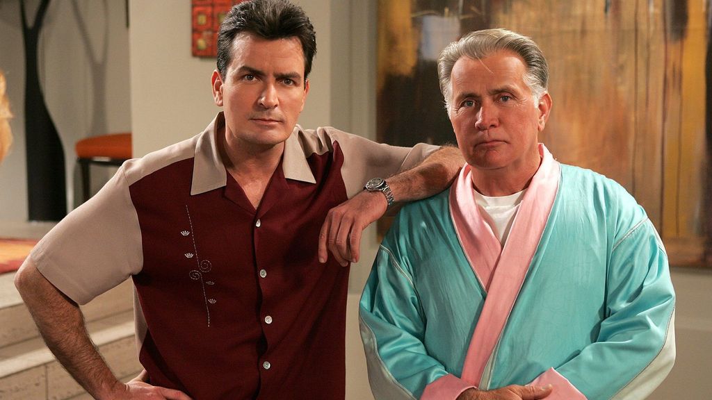 Charlie Sheen Martin Sheen Cordon Press