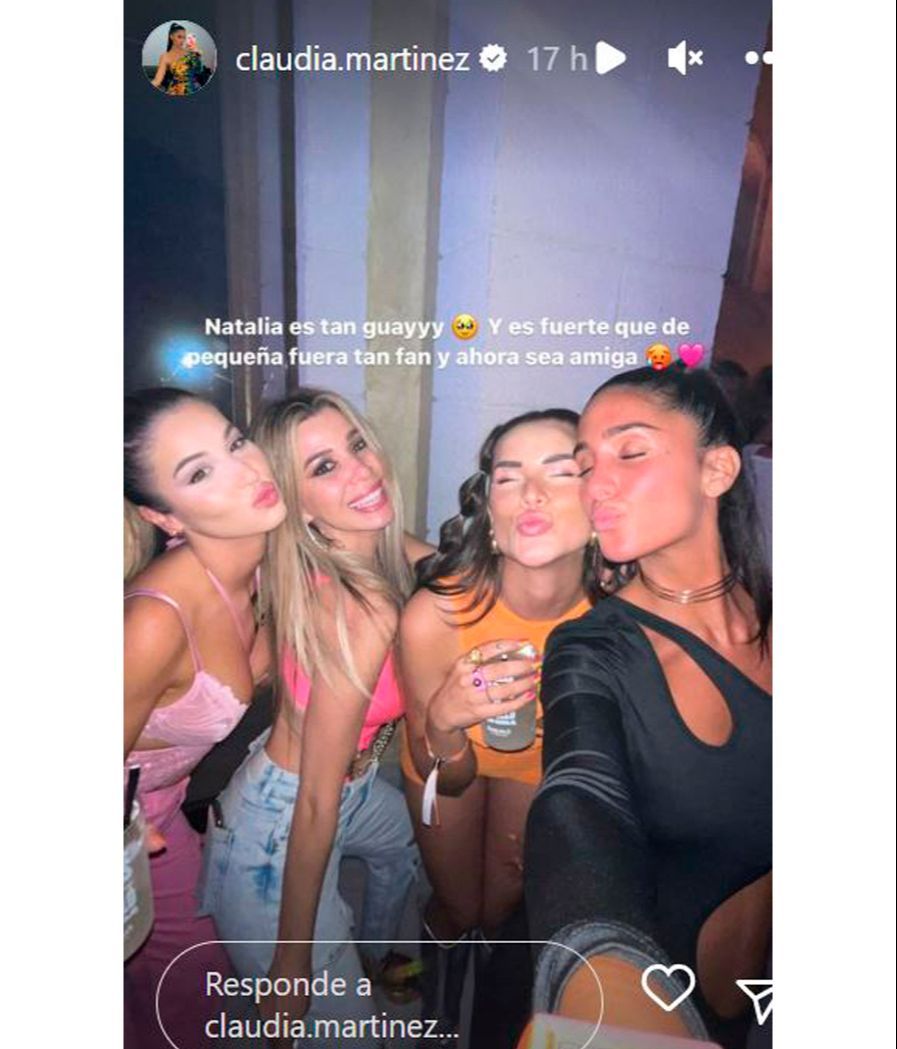 Claudia Martínez y su amistad con la cantante Natalia Rodríguez, de 'Operación Triunfo'