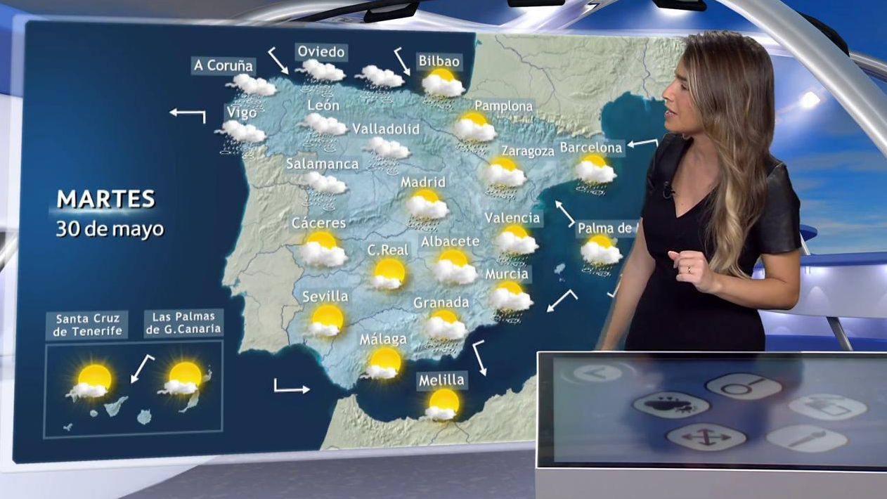 El martes gran parte de España seguirá en riesgo por lluvias y tormentas