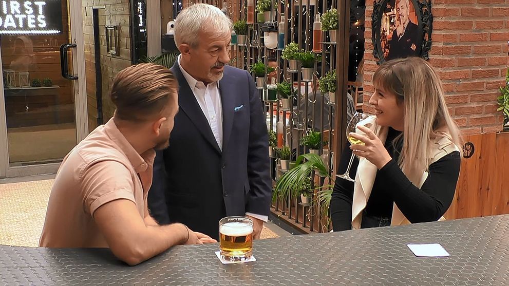 Yolanda y Álex durante su cita en 'First Dates'