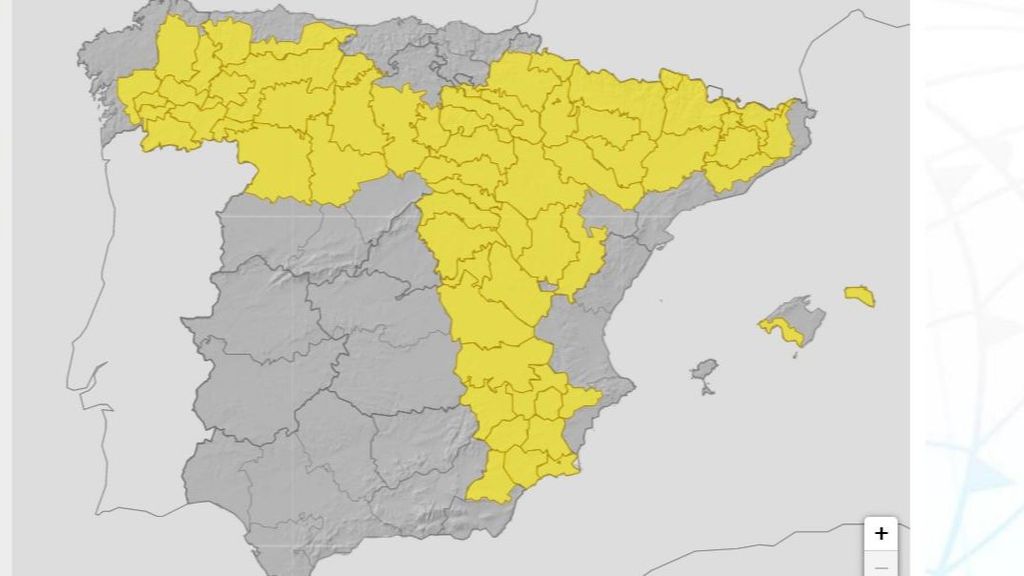 Avisos por tormentas previstos para el miércoles 31