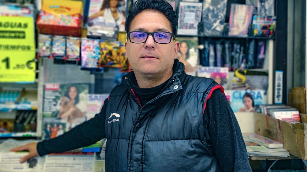 David, uno de los últimos kiosqueros