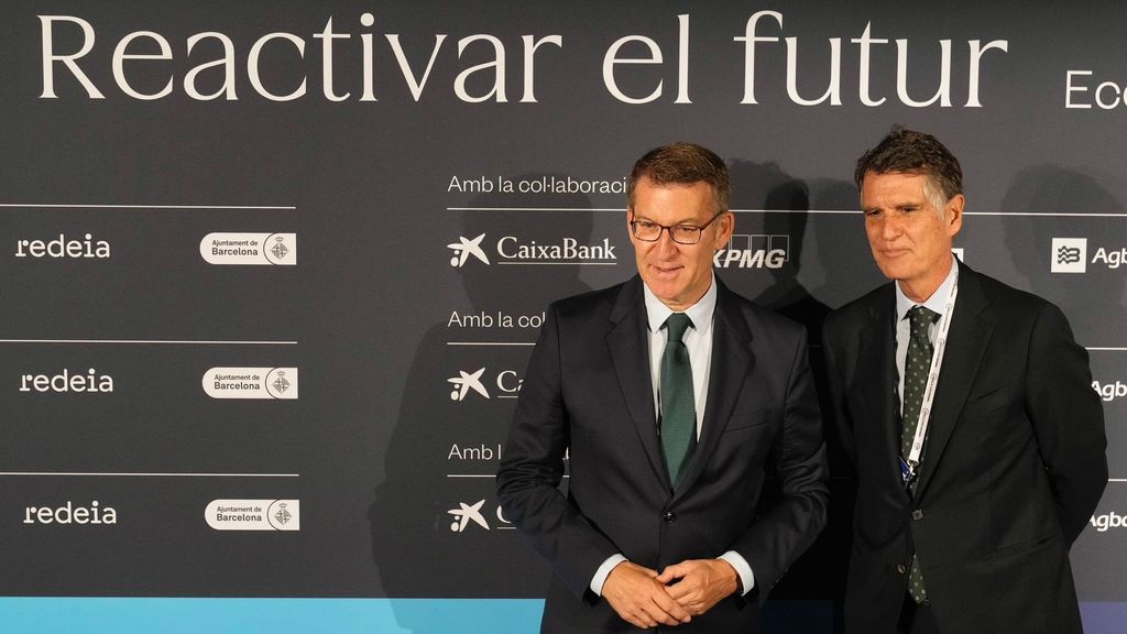 El presidente del PP, Alberto Núñez Feijóo, interviene en el Círculo de Economía de Barcelona