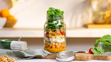 Ensalada de manzana y espinacas