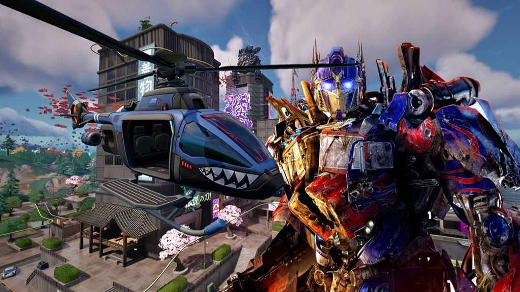 Helicóptero Fortnite