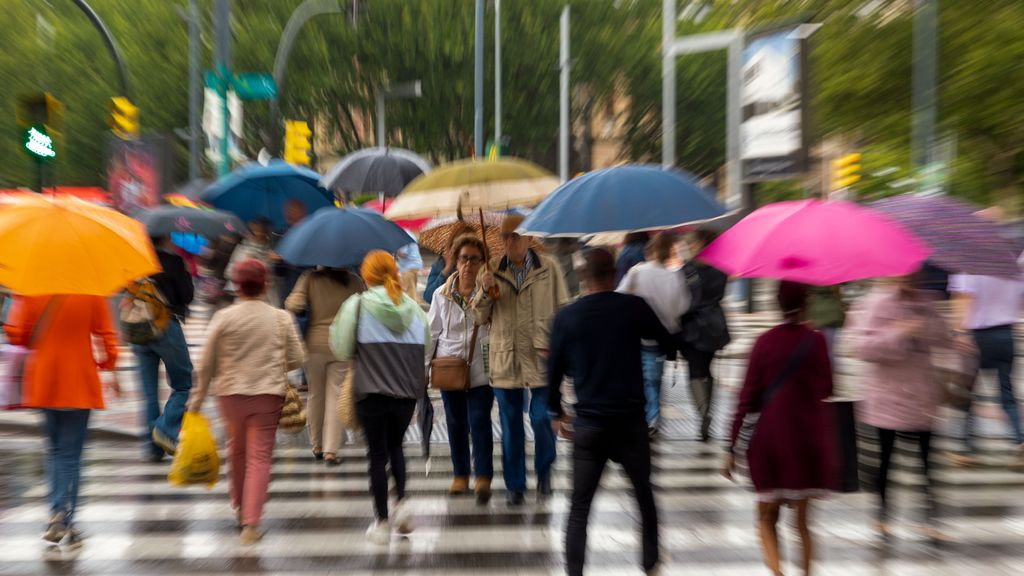 Lluvia en Zaragoza