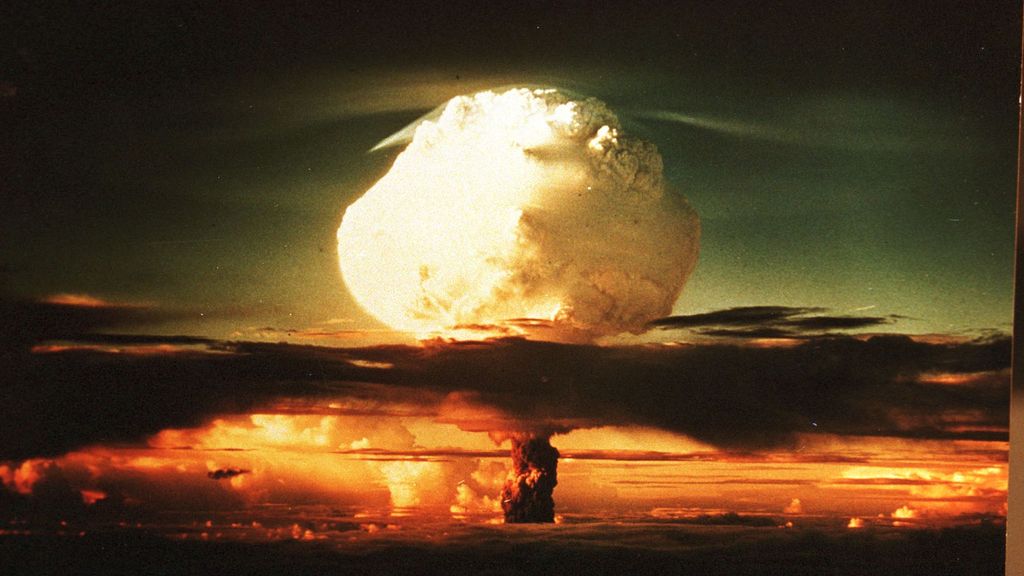 Primer ensayo de una bomba termonuclear en 1952