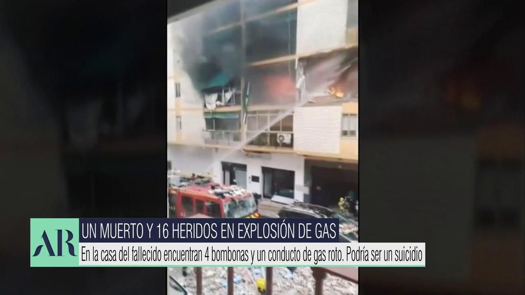 Una explosión de gas deja un fallecido y 16 heridos en Badajoz