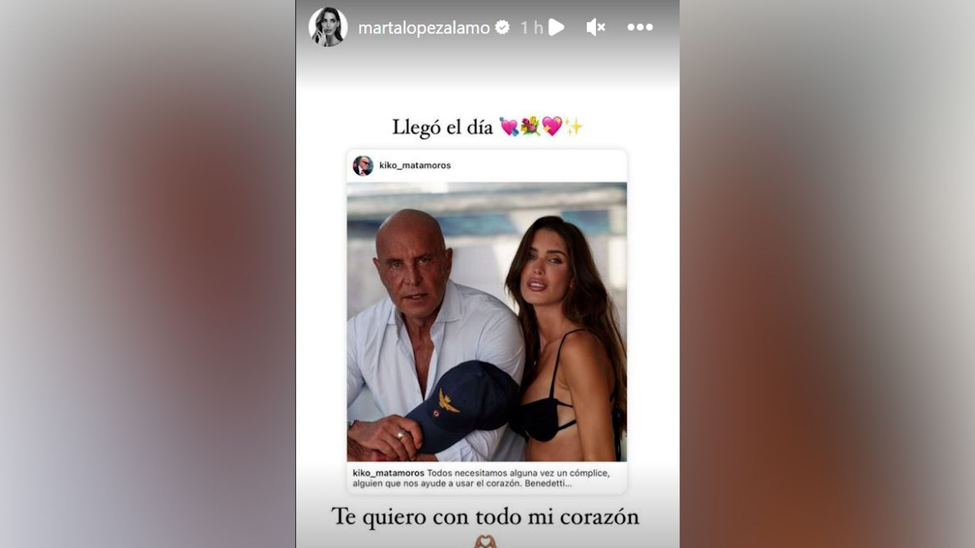 Kiko Matamoros y Marta López Álamo