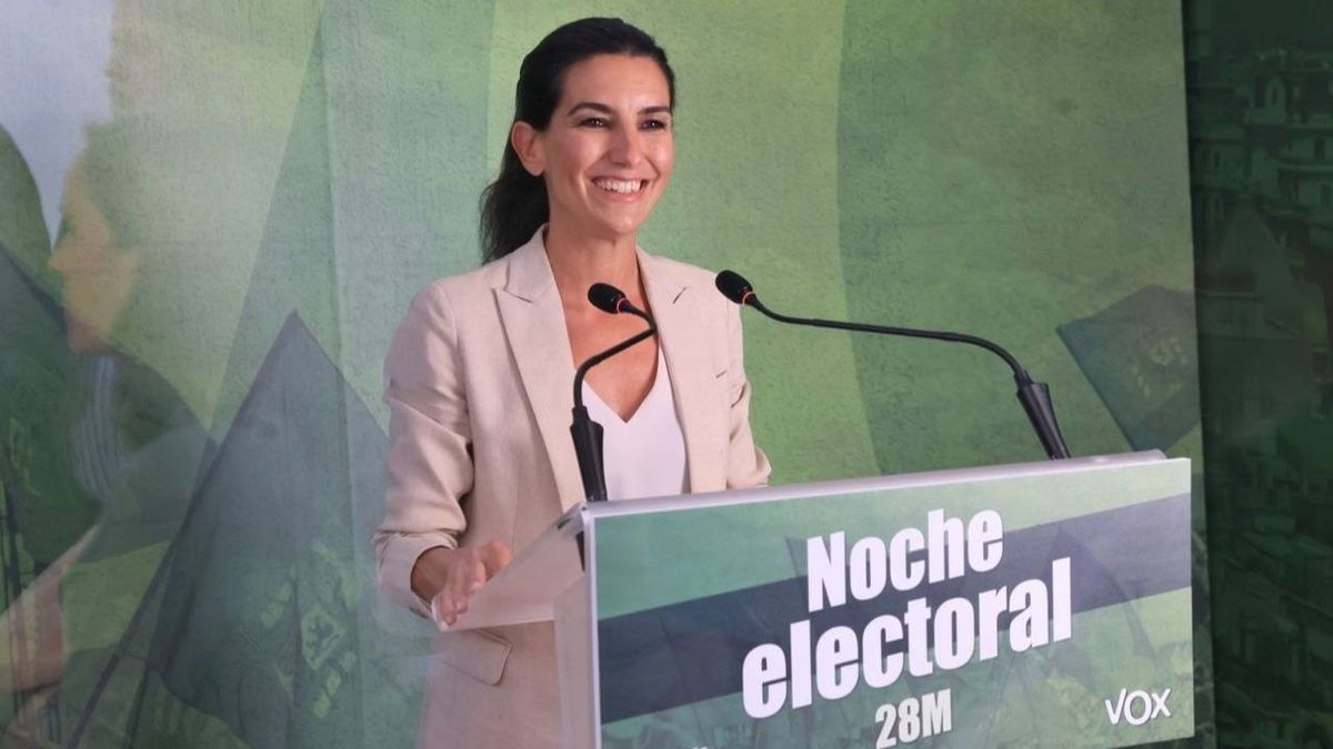 La portavoz de Vox en la Asamblea de Madrid, Rocío Monasterio