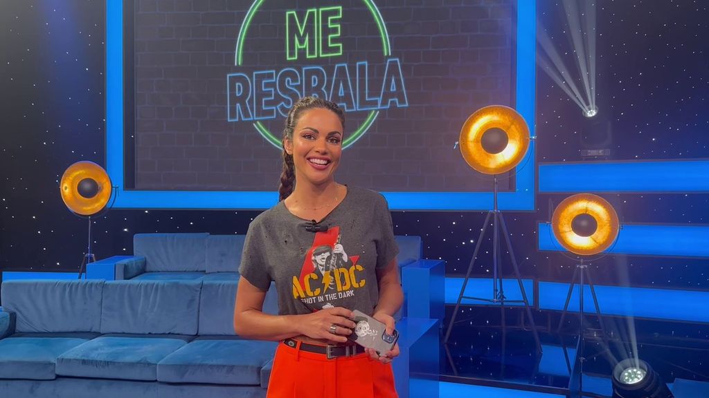 Lara Álvarez define con un palabra a los cómicos de 'Me resbala'