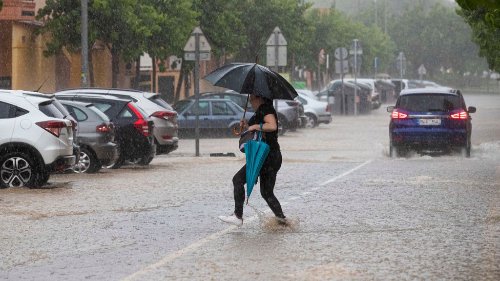 Llueve cinco veces más de lo normal para mayo en Murcia y Alicante