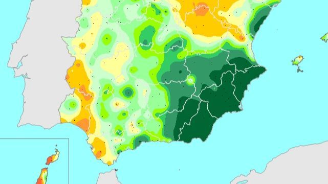 Temporal histórico: en Alicante no llovía tanto desde 1965