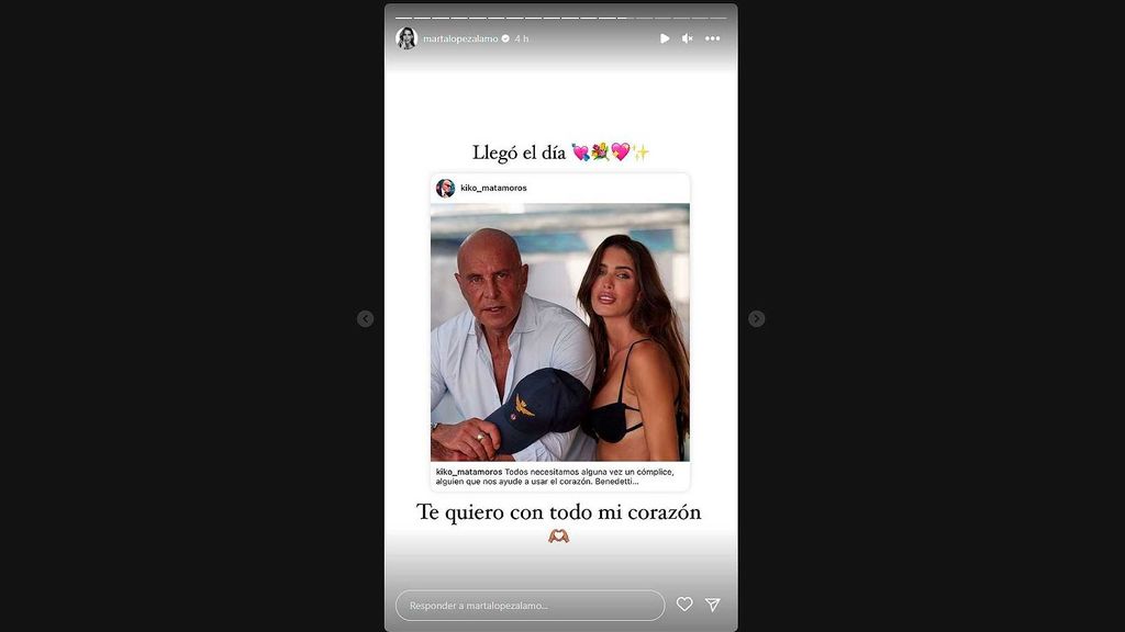 Publicación de Marta López Álamo en Instagram