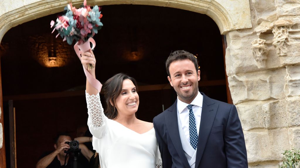 Claudia Collado y Matías Prats Junior en su boda