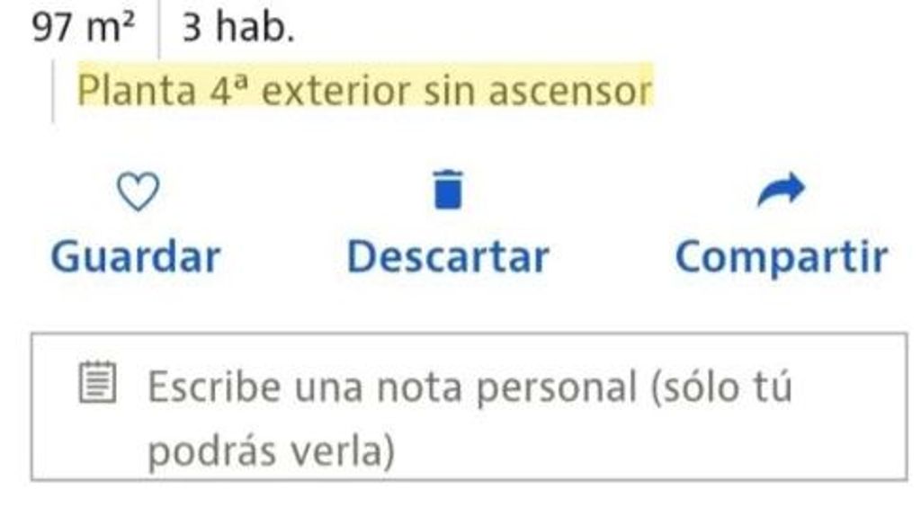 "Piso cardiosaludable": el anuncio de un piso que sorprende a Twitter