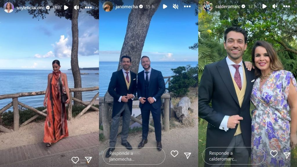 Los looks de los invitados famosos de la boda