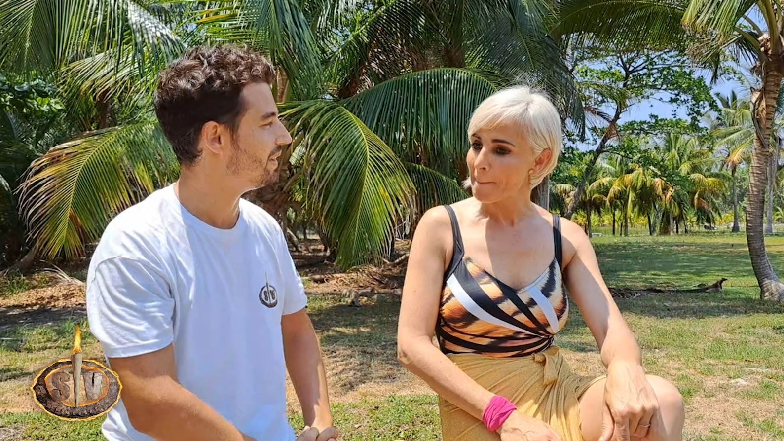 Ana María Aldón habla con Alex Suárez