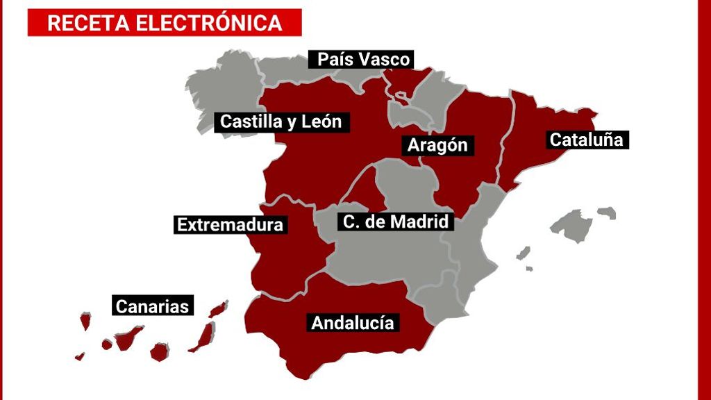 Comunidades autónomas con receta electrónica válida en el extranjero