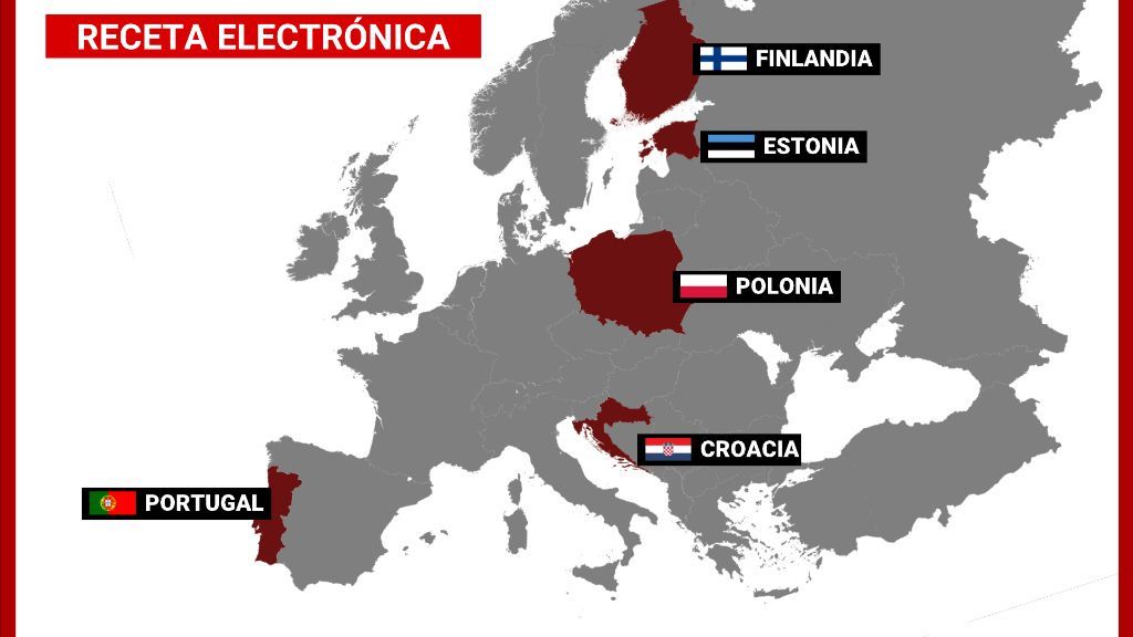 Países en donde es válida la receta electrónica