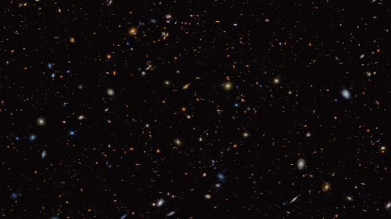 Imagen infrarroja del Telescopio Espacial James Webb (JWST)