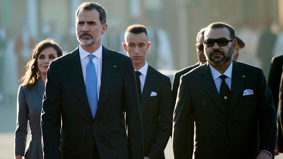 Los reyes de España y Marruecos en imagen de archivo