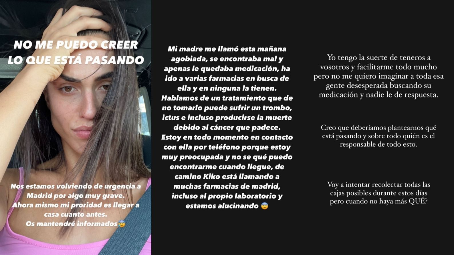 Sofía Suescun alerta sobre la falta de Hydrea en España