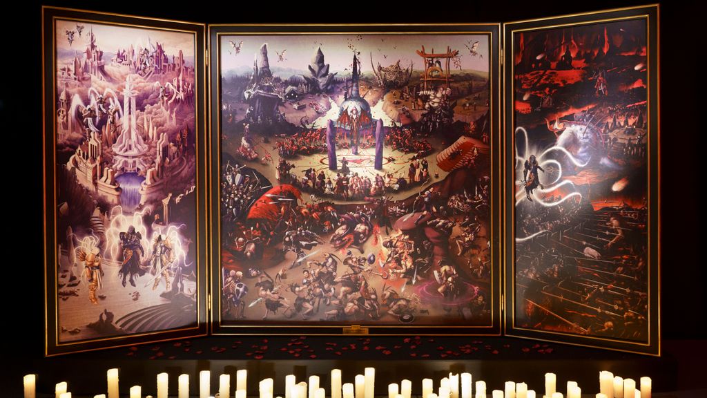 El tríptico El Jardín del Infierno inspirado en Diablo IV