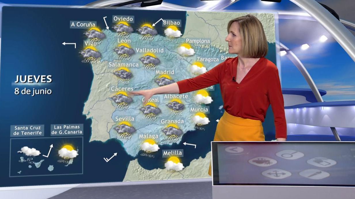 La borrasca Óscar seguirá causando lluvias en España el jueves