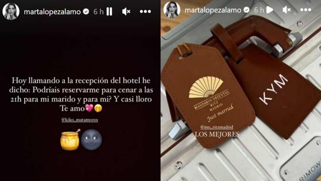 Marta López Álamo revela que ya ha iniciado su luna de miel con Kiko Matamoros