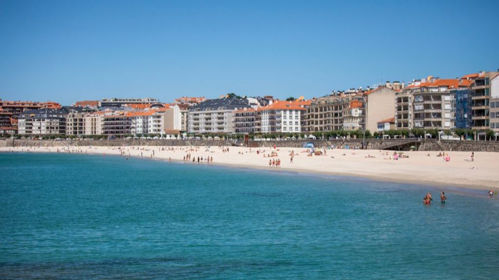 Playa de Silgar, en Sanxenxo (Pontevedra).