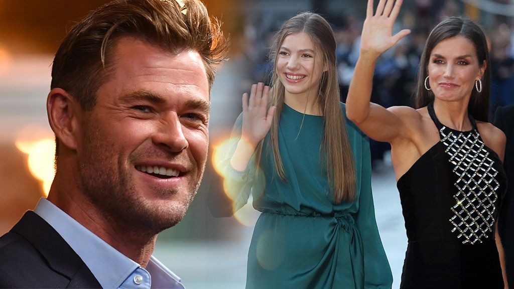 Chris Hemsworth y la reina Letizia