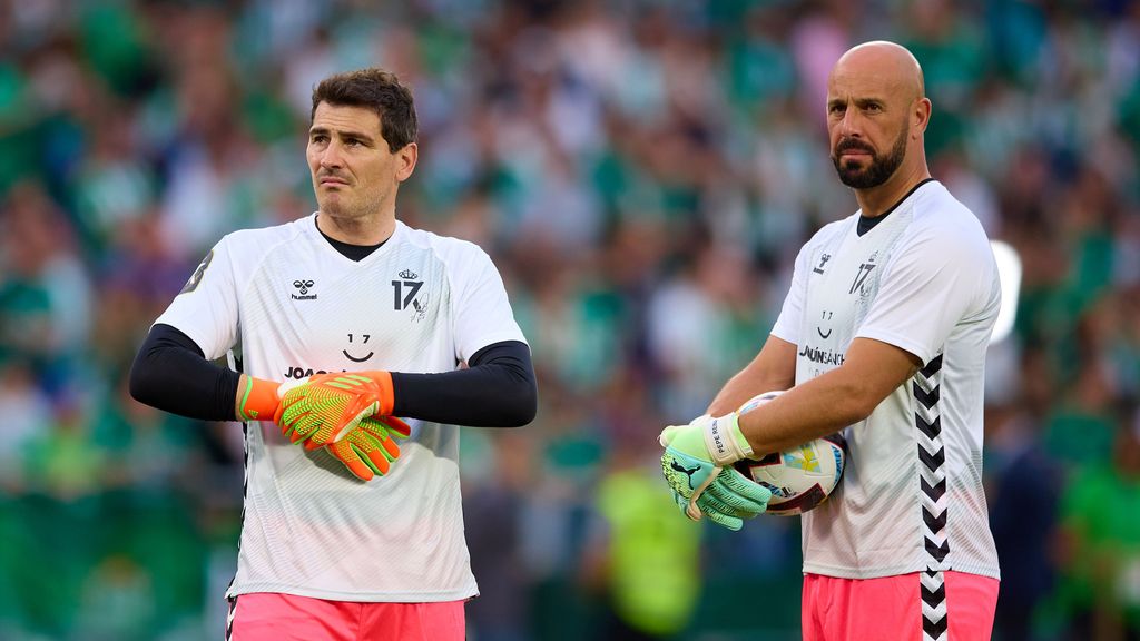 Iker Casillas, en el partido homenaje a Joaquín Sánchez