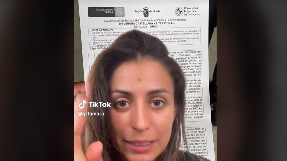 The shock of the influencer Tamara García when she noticed her identify in an EBAU examination: “One of the best achievements of my profession”
