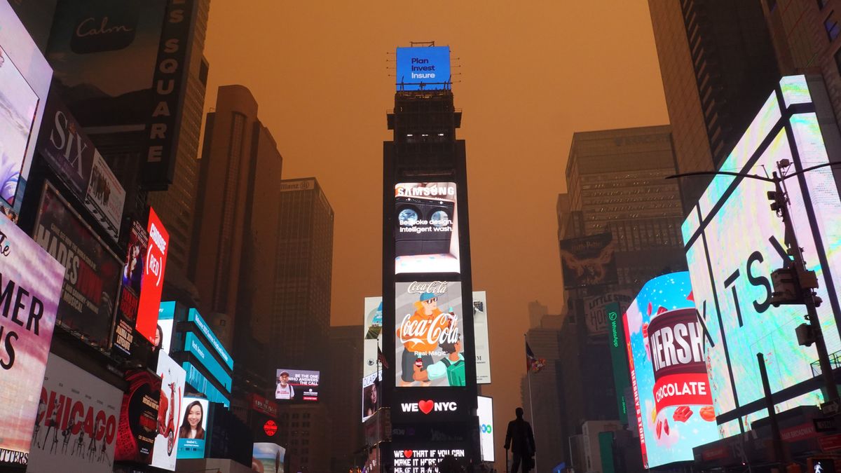 La “nueva realidad climática" que se esconde tras las fotos del cielo anaranjado de Nueva York