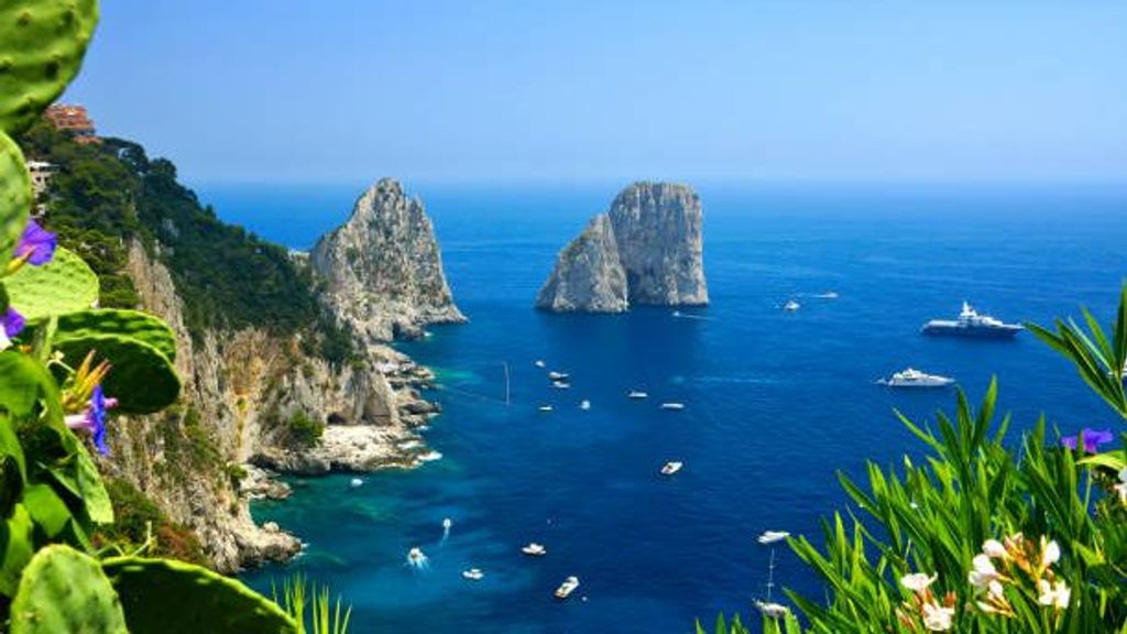 Los famosos Farallones de Capri