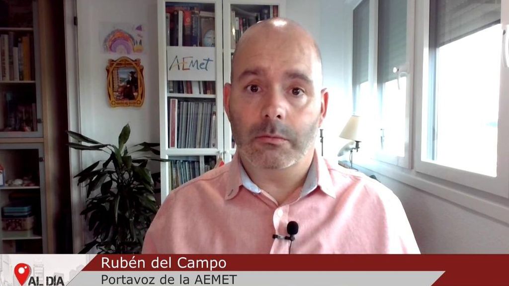 Rubén del Campo, portavoz de la Aemet, en 'Cuatro la día'
