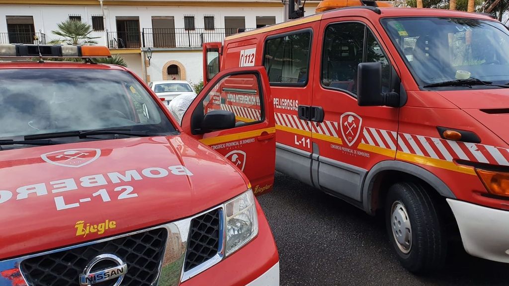 Vehículos del Consorcio de Bomberos de Málaga