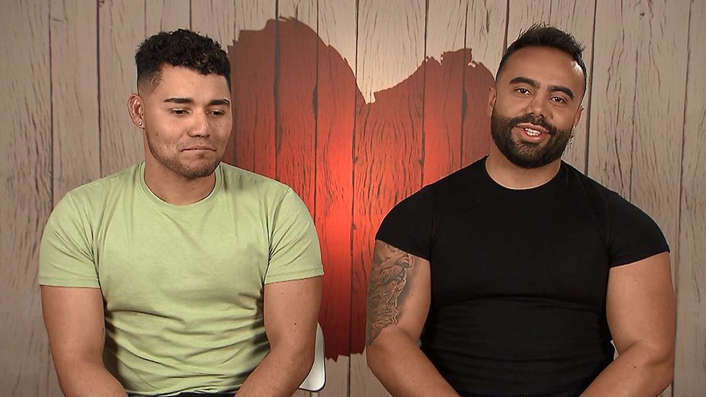 Diego y Andy durante su cita en 'First Dates'