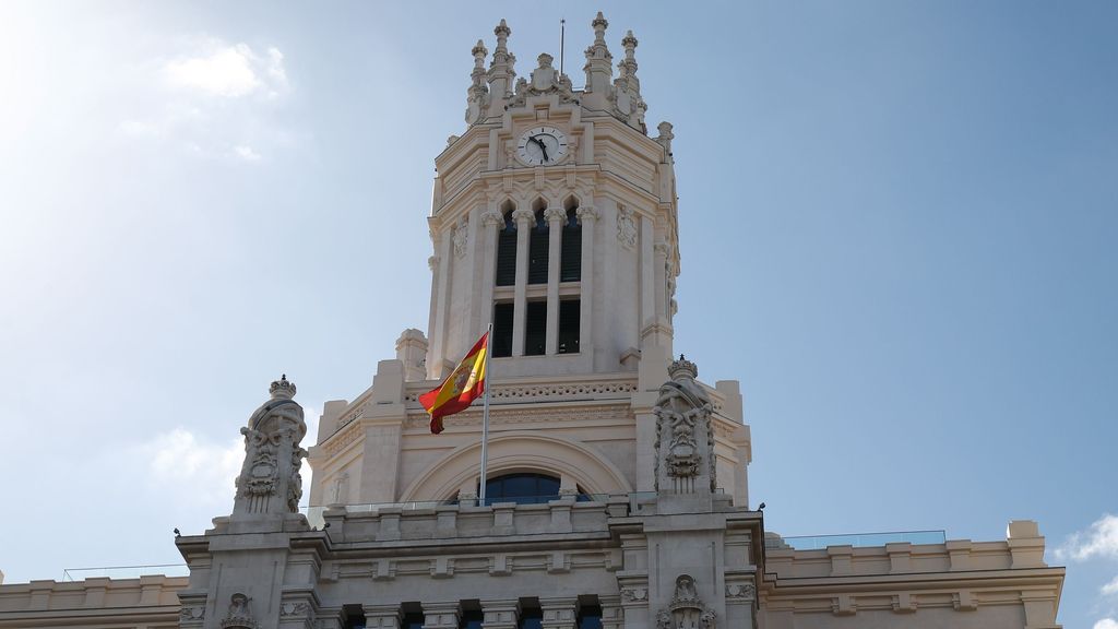 Imagen de la fachada del Palacio de Cibeles, actual Ayuntamiento de Madrid