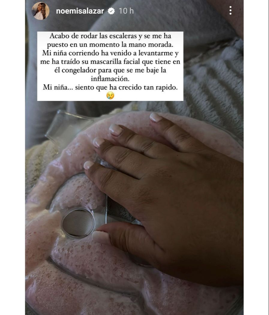 Noemí Salazar cuenta el incidente que ha vivido en su casa