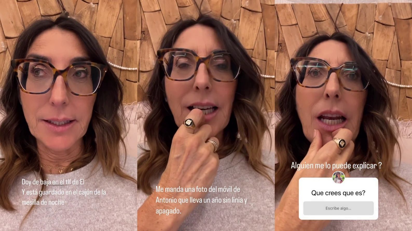 Paz Padilla asegura haber recibido un mensaje de su difunto marido