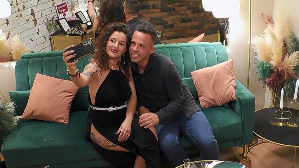 Rubén y Sofía durante su cita en 'First Dates'