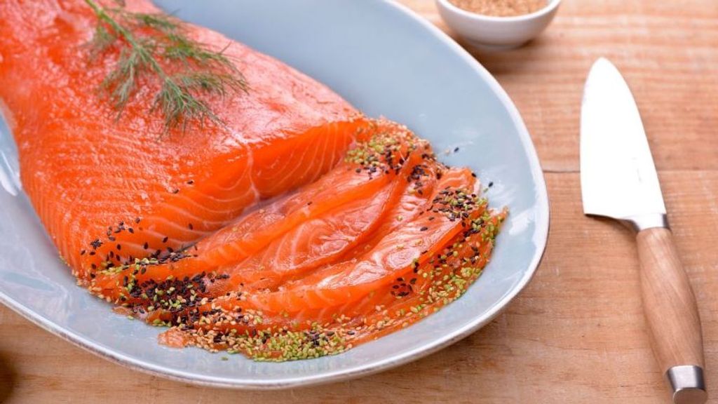 salmon marinado